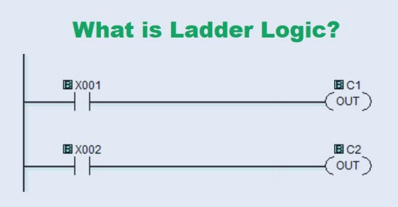 example of a pump ladder logic program