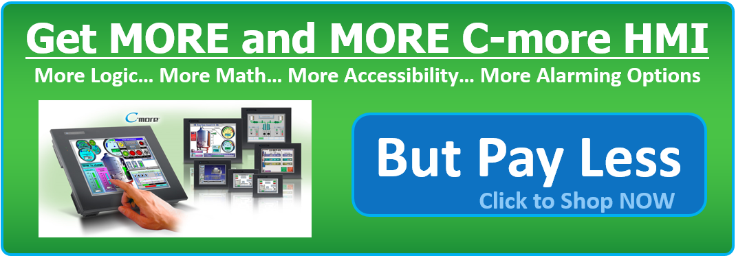Get more with C-more and its HMI software