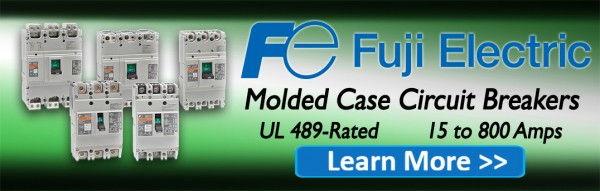 Click to learn more about Molded Case Circuit Breakers from Fuji Electric