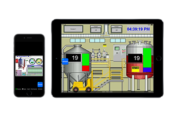 iPad and iPhone access capabilities in HMI software
