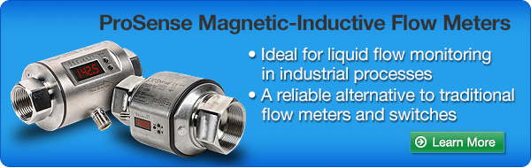 Learn more about ProSense Magnetic-Inductive Flow Meters