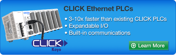 Learn more about our CLICK Ethernet PLCs