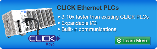 Learn more about CLICK Ethernet PLCs
