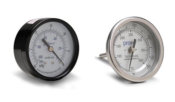 ProSense mechanical pressure temperature gauge