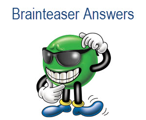 Brainteaser Answers - Issue 39, 2018