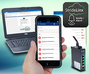 StrideLinx Cloud Notify License for Remote Alarms & Messages from AutomationDirect