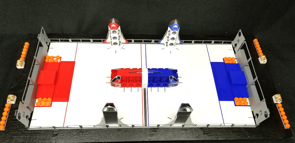 2019 FIRST Robotics  DESTINATION: DEEP SPACE 3D-Printable Scale Model of Field