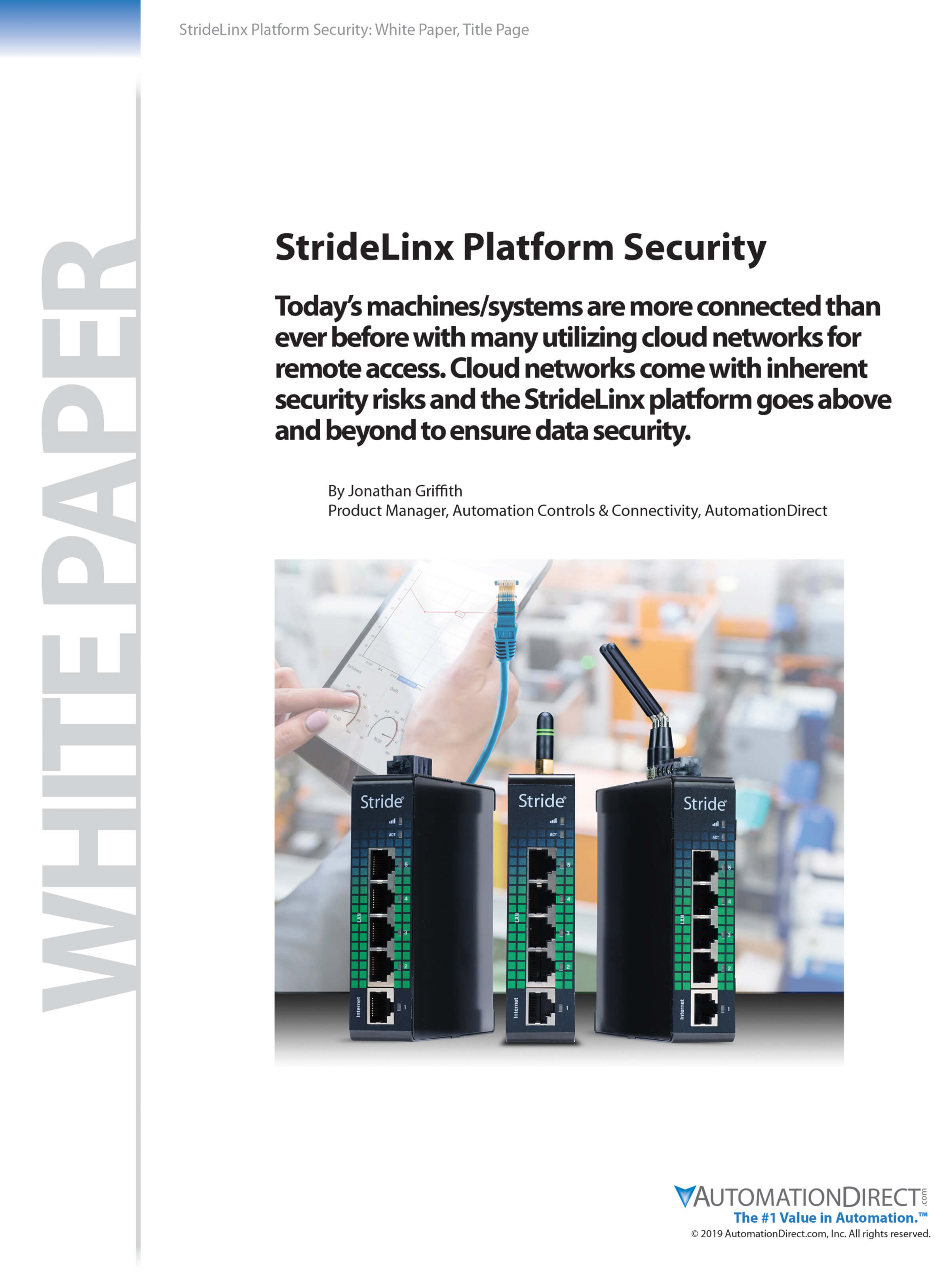 StrideLinx Platform Security White Paper Library.AutomationDirect