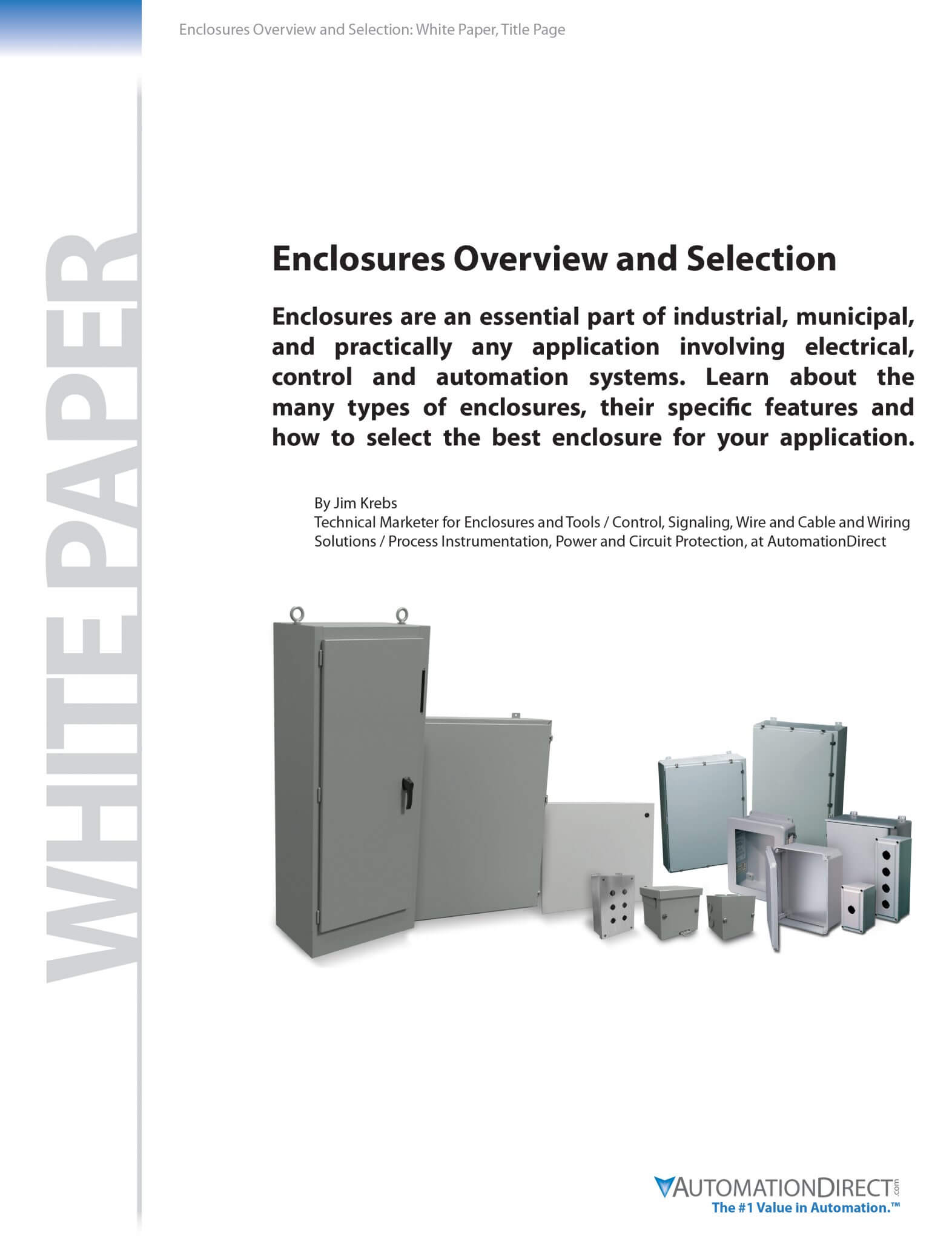 Enclosures Overview and Selection White Paper AutomationDirect