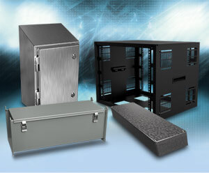 Hammond Data Communications Racks, Sanitary Enclosures, Miniature Cases, Wire Trough and Wireway from AutomationDirect