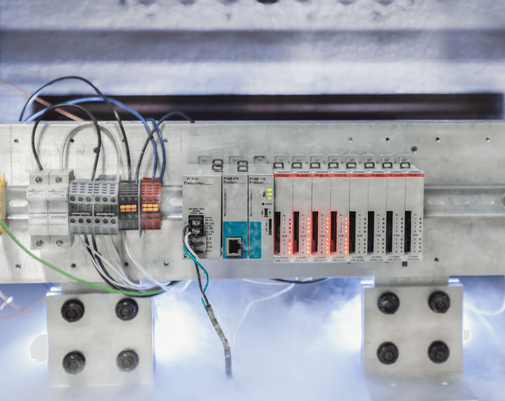 an AutomationDirect PLC in cold conditions