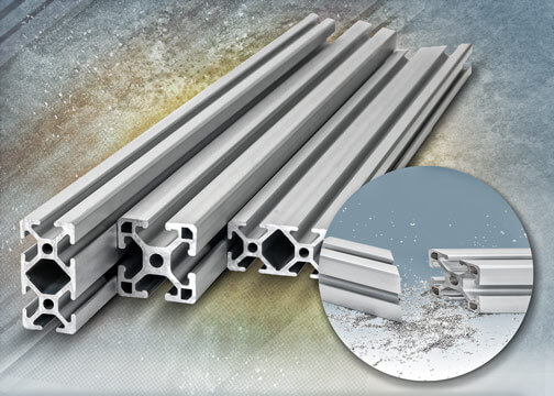 SureFrame Cut-to-Length T-slotted Rails