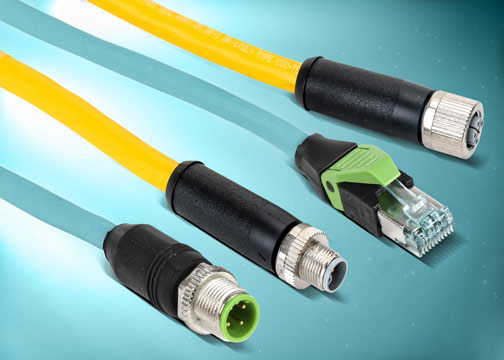 Murrelektronik M12 Data Cables, Power Cables, and Field Wireable Connectors