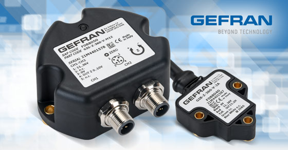 New Gefran Inclination Sensors From AutomationDirect