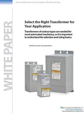 Select the Right Transformer for Your Application | White Paper