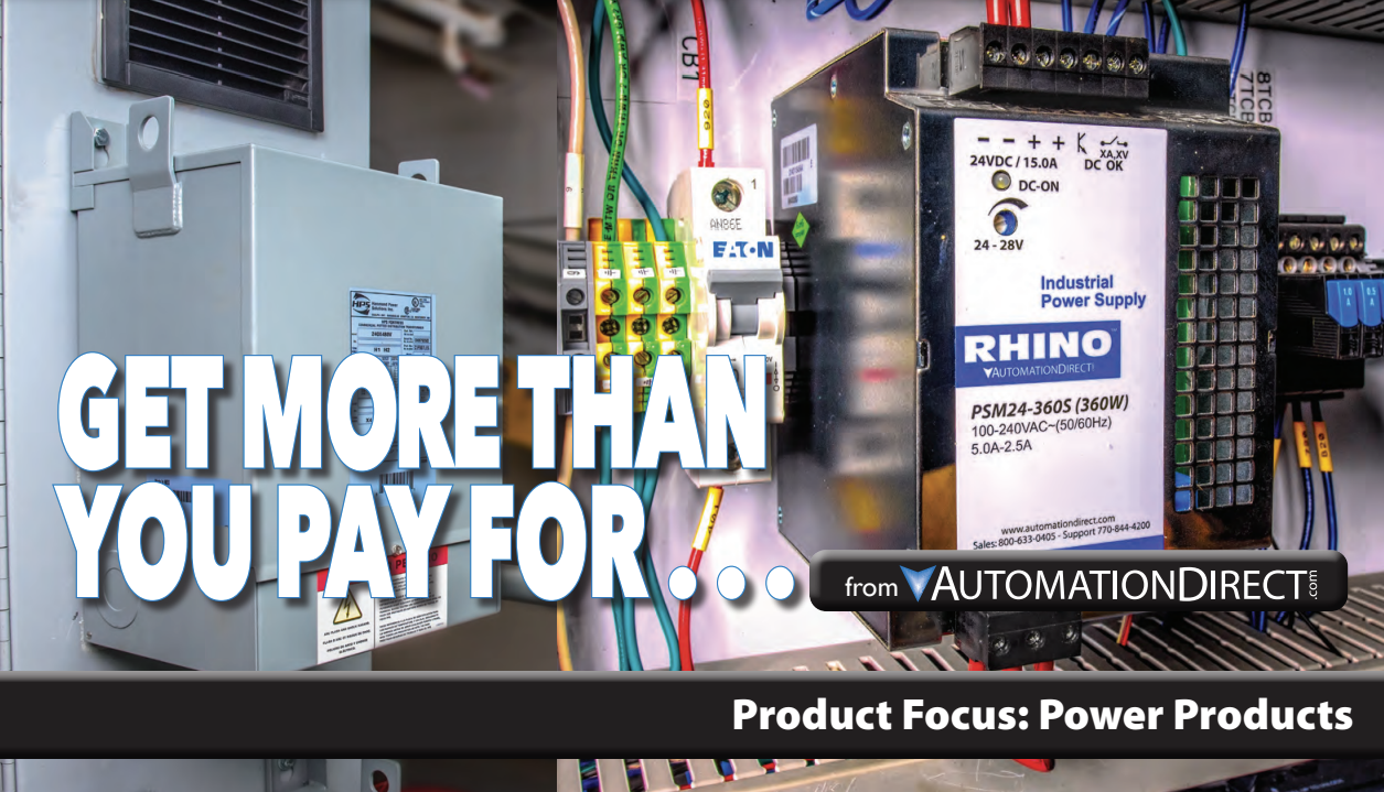 Guide to Power Products from AutomationDirect