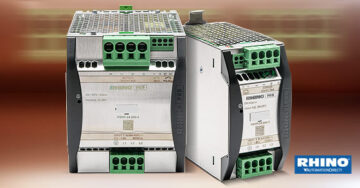 Rhino PSRP and PSRT Series Switch-Mode Power Supplies from AutomationDirect