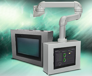 Saginaw HMI Enclosures and Suspension Arm Systems from AutomationDirect