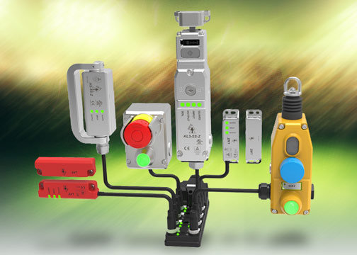 modular Z-Range safety switch system components
