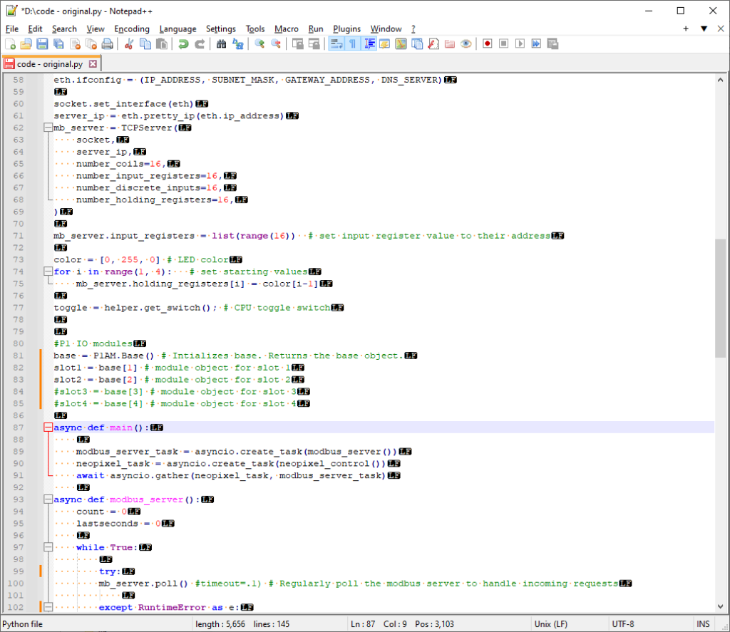 text-based programming language example