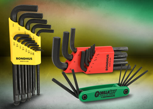 Bondhus hex and Torx tools