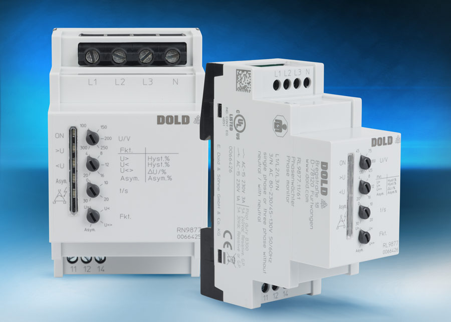 Dold VARIMETER series voltage and phase monitoring relays