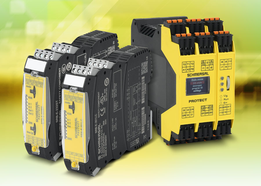 configurable and programmable safety relays from Schmersal