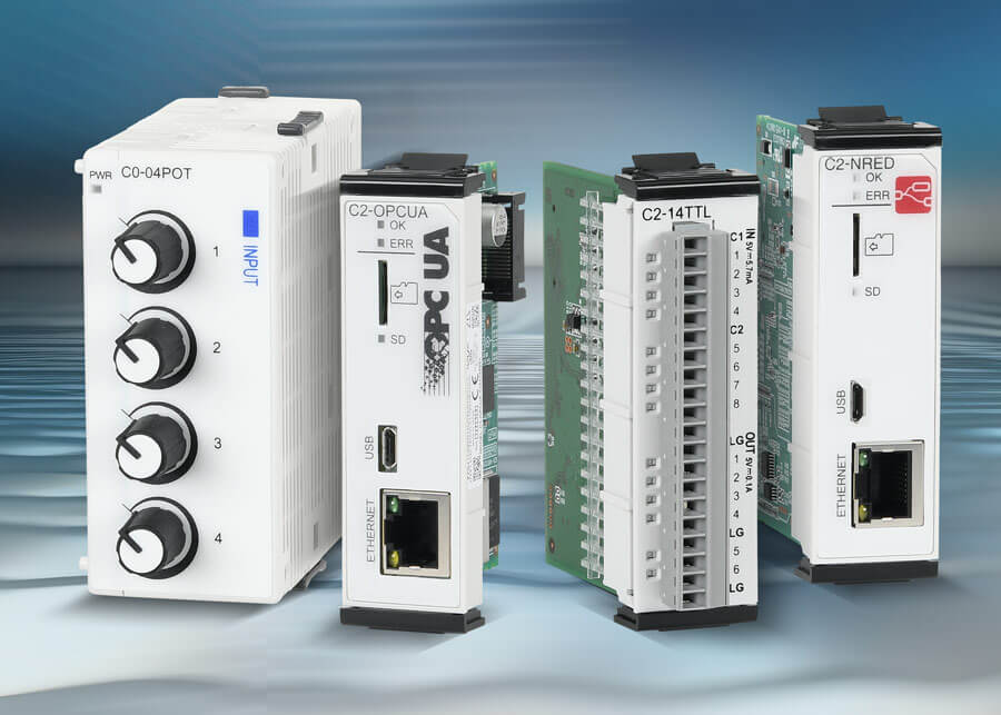 New Option Slot and Stackable I/O Modules for the CLICK PLC