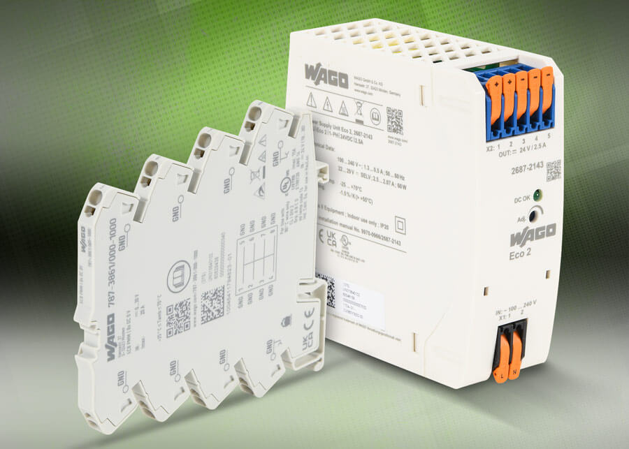 WAGO 787-3861 series single-channel electronic circuit breakers
