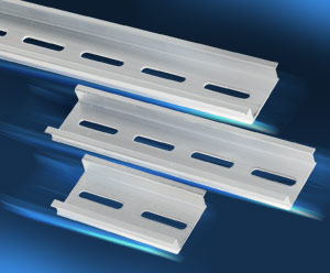 Pre-cut Aluminum DIN Rail from AutomationDirect