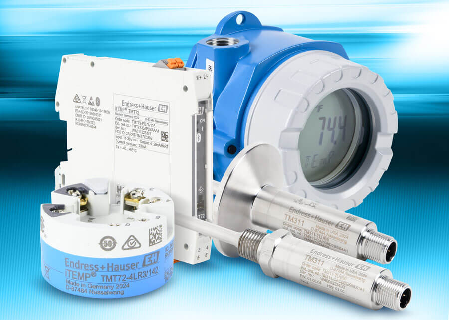 Endress+Hauser iTHERM and iTEMP series temperature transmitters