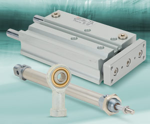 Metal Work ISO 6432 Non-repairable and Dual Guide Rod Pneumatic Cylinders from AutomationDirect