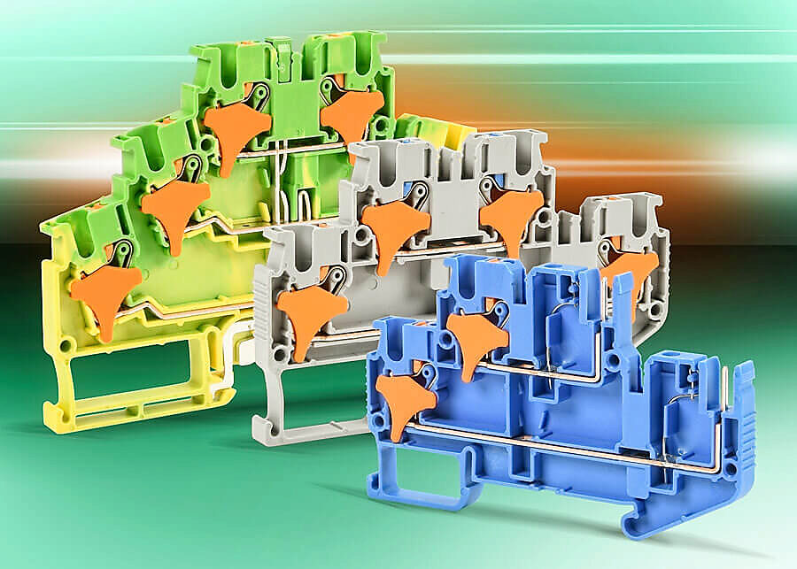 Konnect-It KN-P series screwless terminal blocks