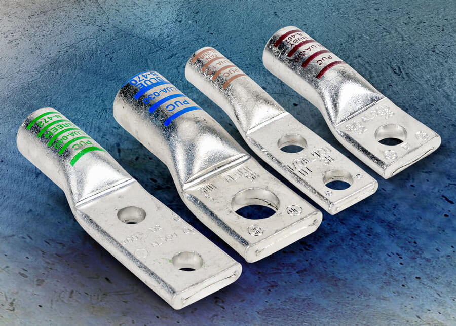 Penn-Union BLUA series aluminum compression lugs